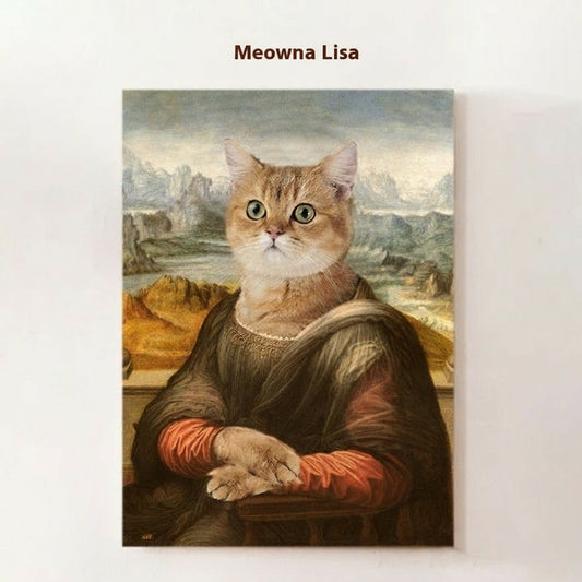 Custom Pet Portrait in Classic Oil Painting Style